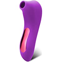  - FIDECH Estimulador de Pezones- Masajeador Portátil para Mujeres con 7 Modos Vibración- Recargable USB Magnético- Material de Silicona Medicalizado- 100% Impermeable- Púrpura
